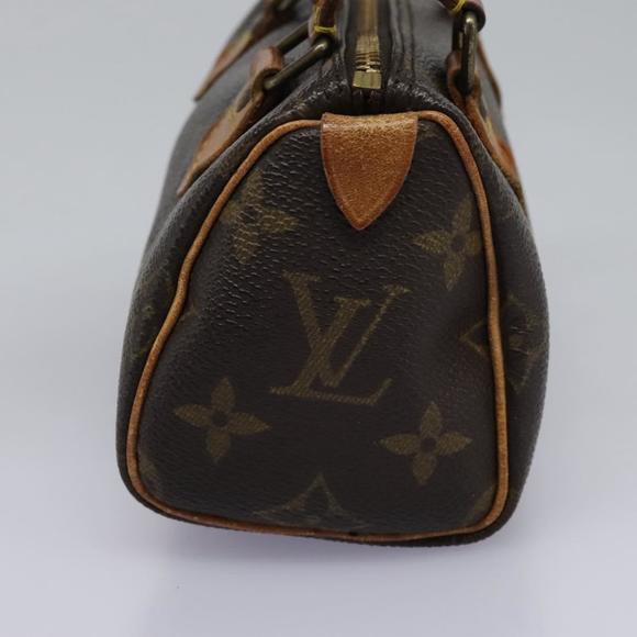 LOUIS VUITTON Monogram Mini Speedy Hand Bag M41534 LV Auth 115432 - Picture 4 of 16